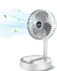 Portable USB Folding Fan – Telescopic Mini Desktop Fan