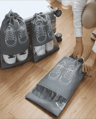 Printed Woven Shoe Pouch