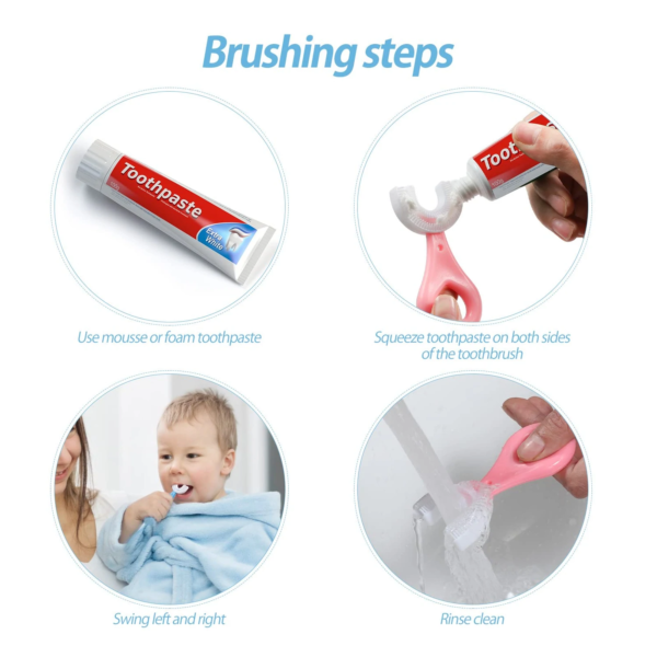  360 Degree U-Shaped Baby Toothbrush 