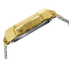 Casio Vintage Gold Metal Band Illuminator Digital Unisex Watch.