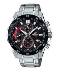 CASIO EDIFICE CHRONOGRAPH CARBON FIBER DIAL MEN'S WATCH.