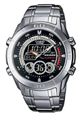 Casio Edifice Analog-Digital Black Dial Men's Watch.