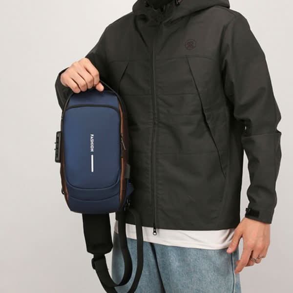 Anti-Theft Sling Backpack with USB Charging Port