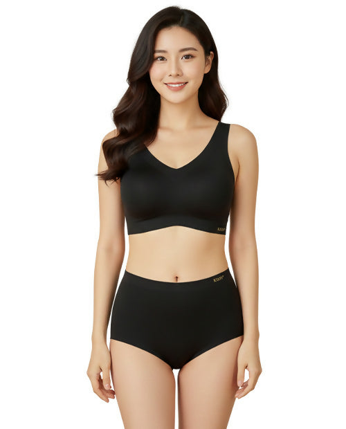 Kissy Second-Skin Comfort Bra & Briefs Set