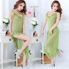 Elegant Spandex Green Nightgown