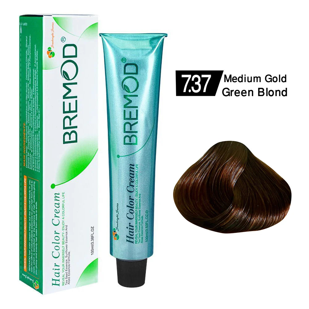 Medium Gold Green Blond 7.37