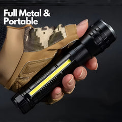 P27 LED COB Tactical Flashlight
