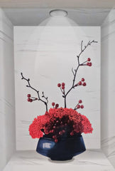 Exquisite Fake Window Flower Wall Decoration